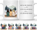 BEST FRIEND MUG – Unisex Casual Mug for Men & Women with Letter Print