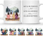 BEST FRIEND MUG – Unisex Casual Mug for Men & Women with Letter Print