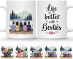 BEST FRIEND MUG – Unisex Casual Mug for Men & Women with Letter Print