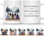 BEST FRIEND MUG – Unisex Casual Mug for Men & Women with Letter Print