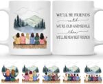 BEST FRIEND MUG – Unisex Casual Mug for Men & Women with Letter Print