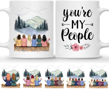 BEST FRIEND MUG – Unisex Casual Mug for Men & Women with Letter Print