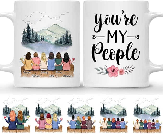 BEST FRIEND MUG – Unisex Casual Mug for Men & Women with Letter Print
