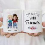 BEST FRIEND MUG – Unisex Casual Mug for Men & Women with Letter Print