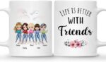 BEST FRIEND MUG – Unisex Casual Mug for Men & Women with Letter Print