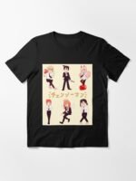 ANIME Boys tshirts – Unisex Casual Concert Pullover for Men & Women with Letter Print