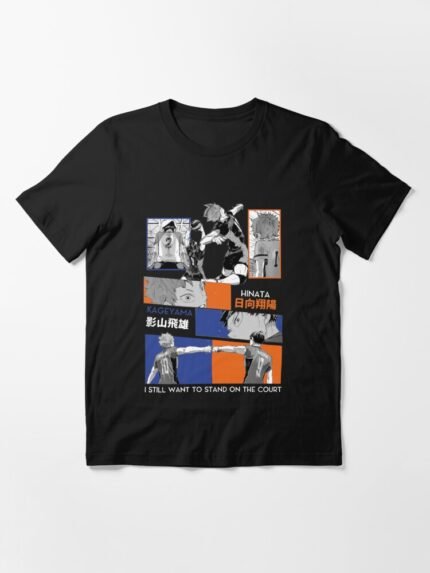 ANIME Boys tshirts – Unisex Casual Concert Pullover for Men & Women with Letter Print