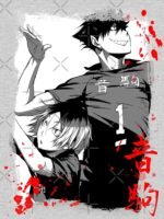 ANIME Boys tshirts – Unisex Casual Concert Pullover for Men & Women with Letter Print