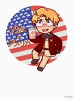 ANIME Boys tshirts – Unisex Casual Concert Pullover for Men & Women with Letter Print