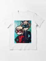 ANIME Boys tshirts – Unisex Casual Concert Pullover for Men & Women with Letter Print