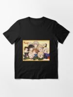 ANIME Boys tshirts – Unisex Casual Concert Pullover for Men & Women with Letter Print