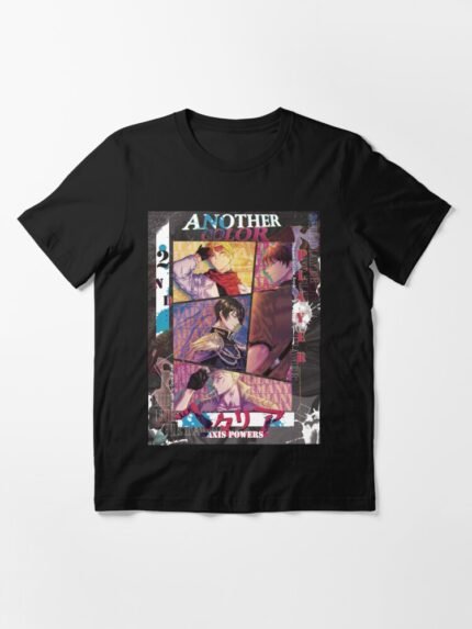 ANIME Boys tshirts – Unisex Casual Concert Pullover for Men & Women with Letter Print