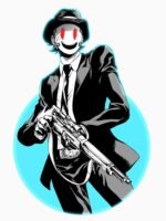 ANIME Boys tshirts – Unisex Casual Concert Pullover for Men & Women with Letter Print