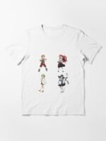 ANIME Boys tshirts – Unisex Casual Concert Pullover for Men & Women with Letter Print