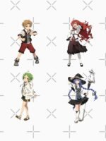 ANIME Boys tshirts – Unisex Casual Concert Pullover for Men & Women with Letter Print