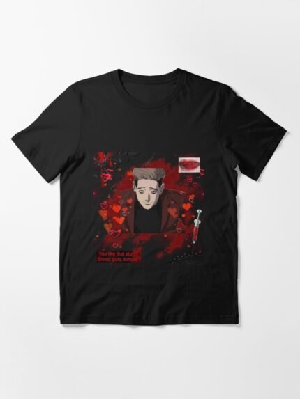 ANIME Boys tshirts – Unisex Casual Concert Pullover for Men & Women with Letter Print