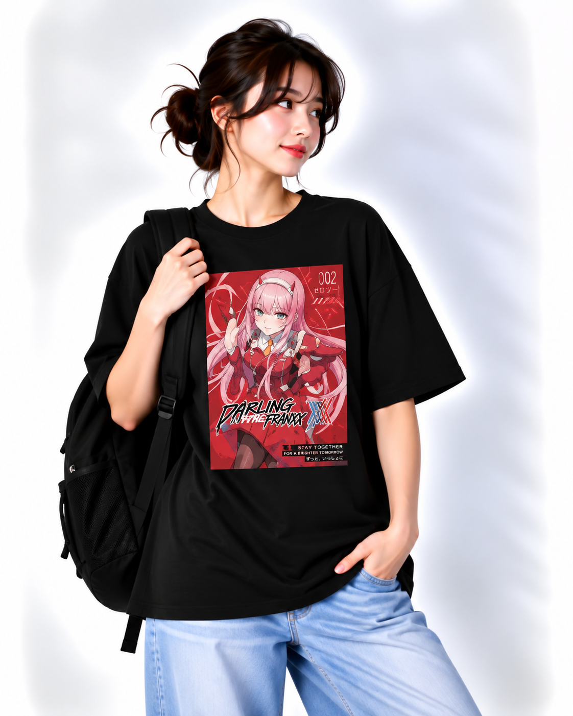 Darling in the Franxx tshirts for True Anime Fans – Premium Anime Streetwear – Design #036