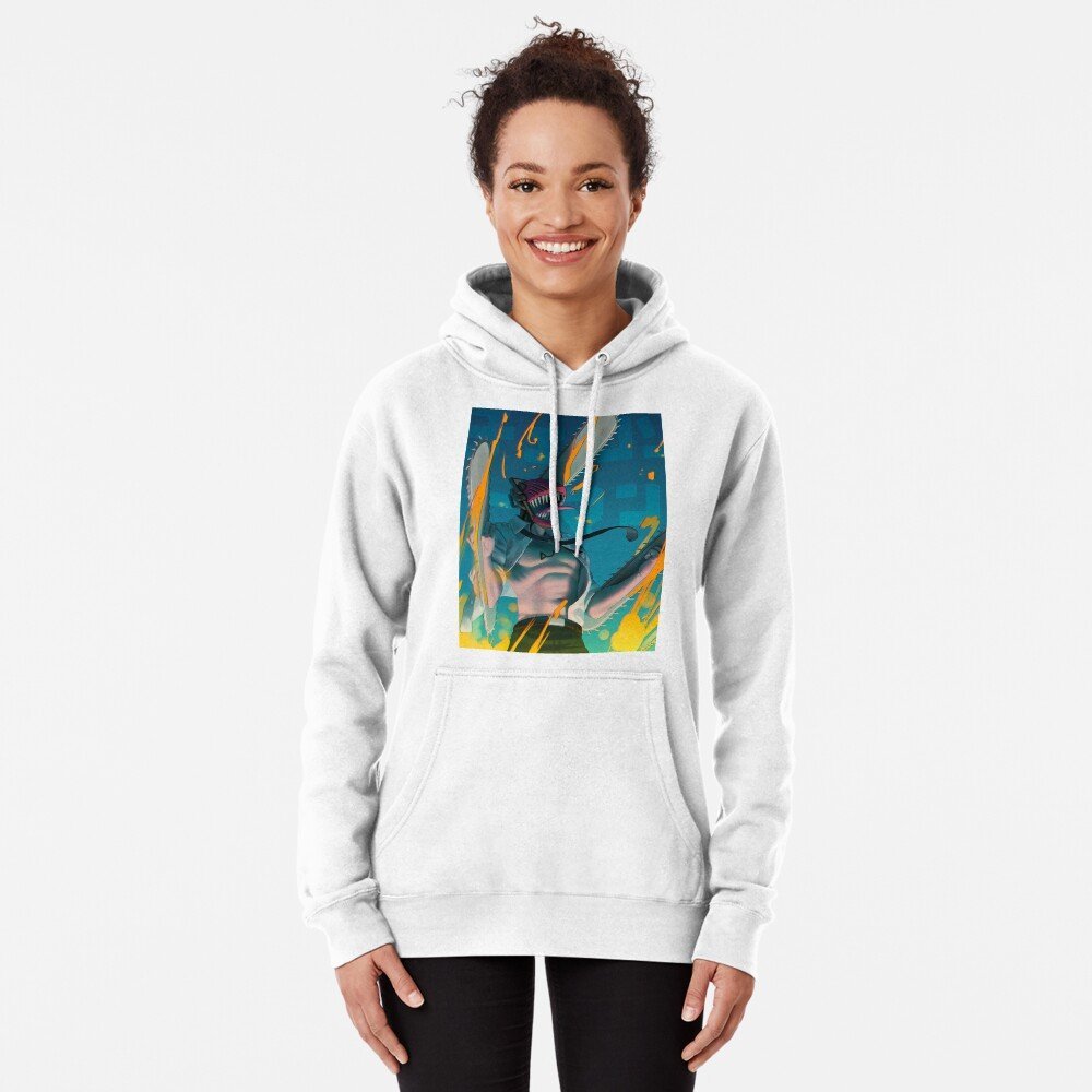 Chainsaw Man Hoodie for True Fans – Premium Anime Streetwear – Design #058 - Image 2