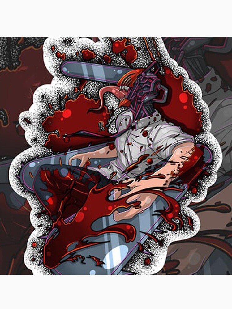 Chainsaw Man Hoodie for True Fans – Premium Anime Streetwear – Design #064 - Image 3