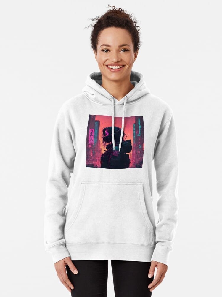 Cyberpunk Edgerunners Hoodie for True Edgerunners Fans – Premium Anime Streetwear – Design #001 - Image 2