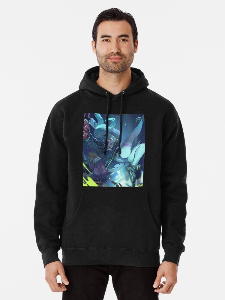 Cyberpunk Edgerunners Hoodie for True Edgerunners Fans – Premium Anime Streetwear – Design #019 - Image 2