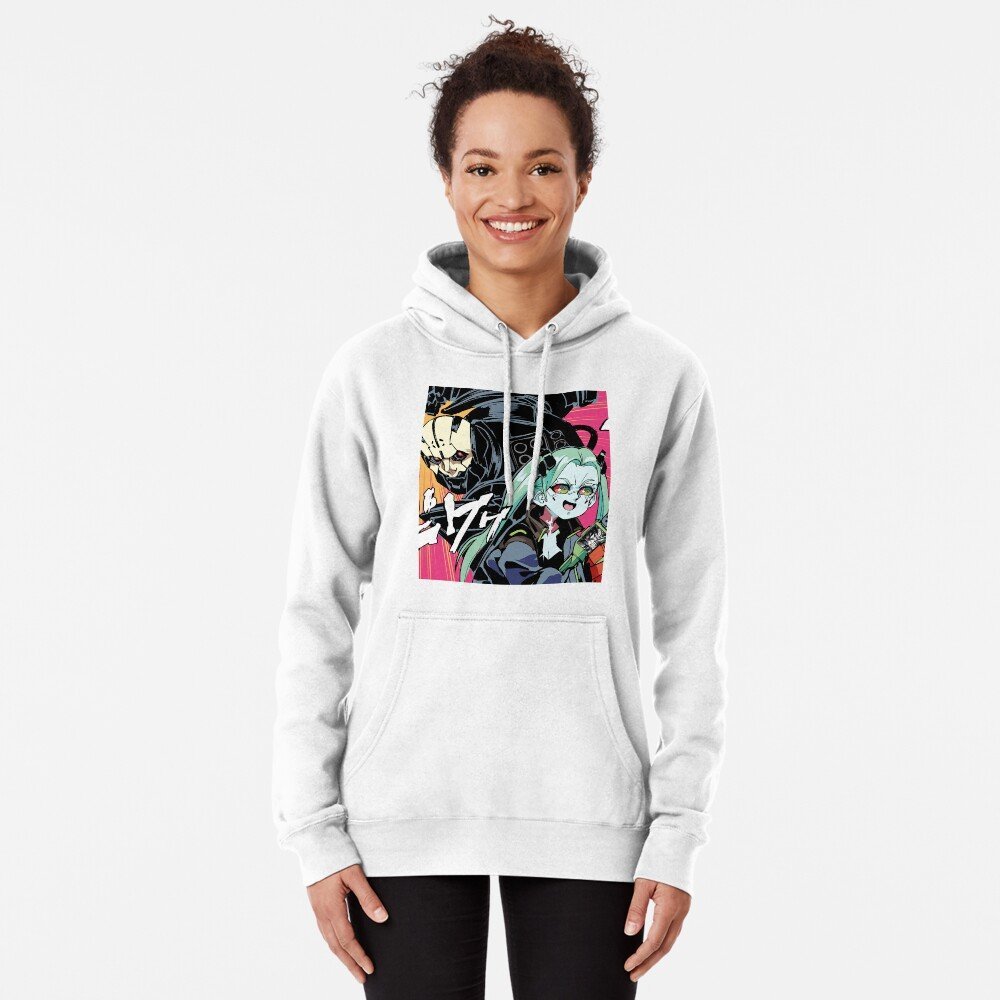 Cyberpunk Edgerunners Hoodie for True Edgerunners Fans – Premium Anime Streetwear – Design #030 - Image 2
