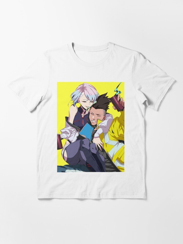 Cyberpunk Edgerunners tshirts for True Edgerunners Fans – Premium Anime Streetwear – Design #032 - Image 2