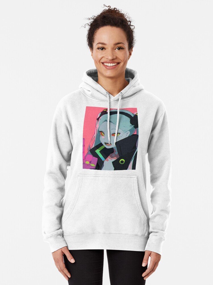 Cyberpunk Edgerunners Hoodie for True Edgerunners Fans – Premium Anime Streetwear – Design #047 - Image 2