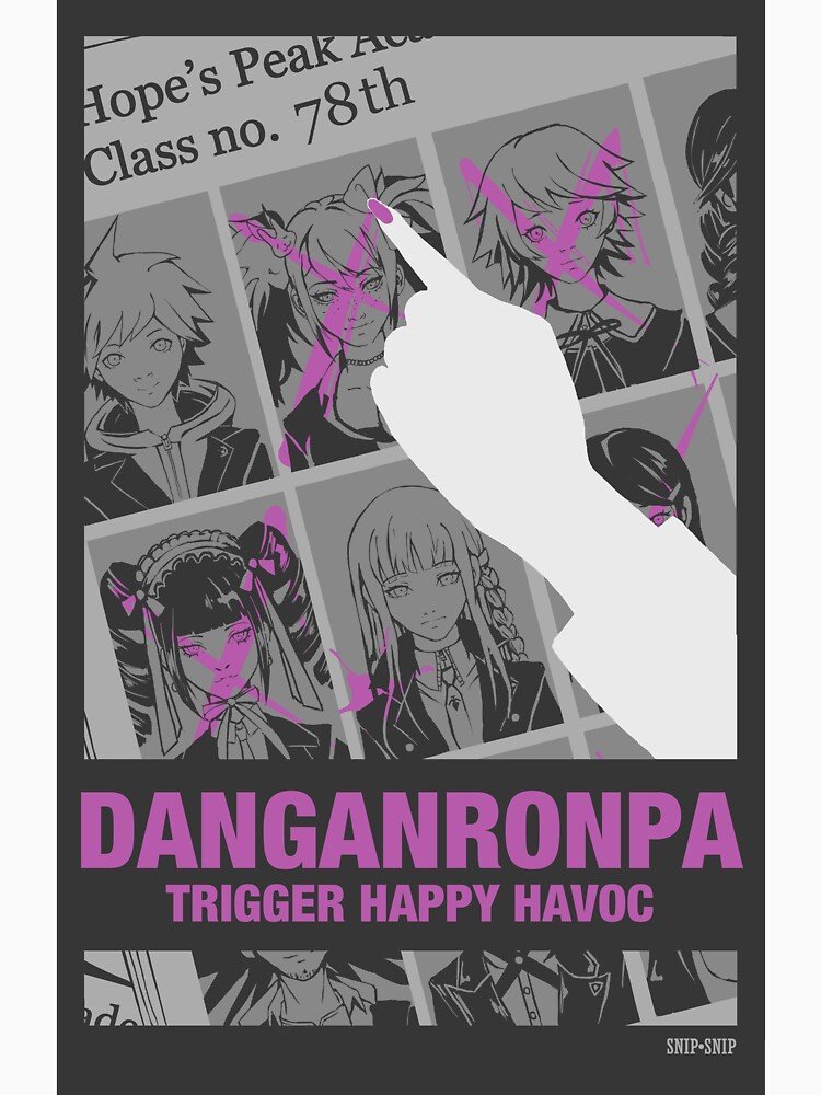 Danganronpa tshirts for Ultimate Fans – Premium Anime Streetwear – Design #005 - Image 3