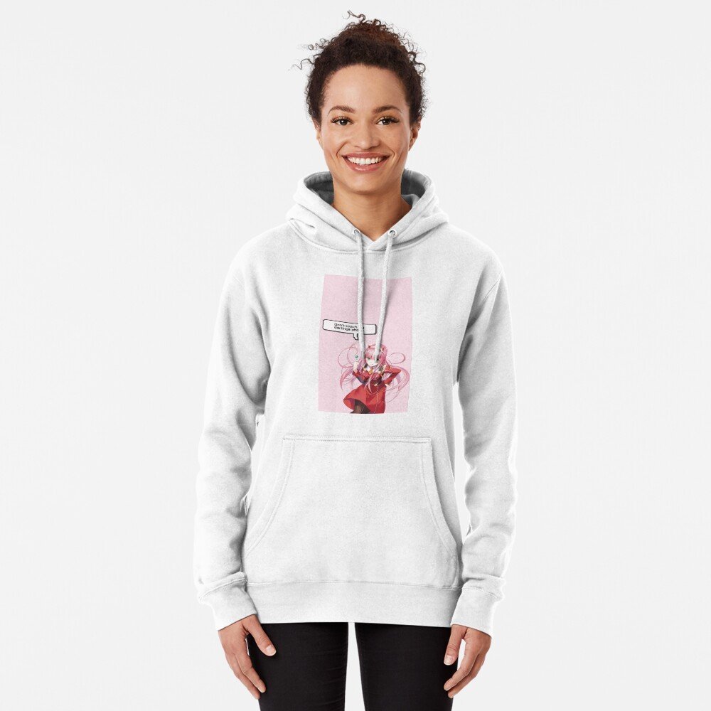 Darling in the Franxx Hoodie for True Anime Fans – Premium Anime Streetwear – Design #004 - Image 2