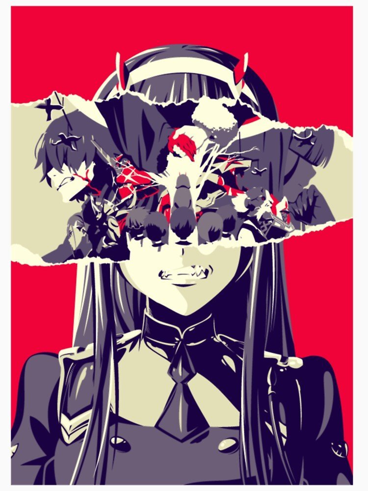 Darling in the Franxx Hoodie for True Anime Fans – Premium Anime Streetwear – Design #008 - Image 3