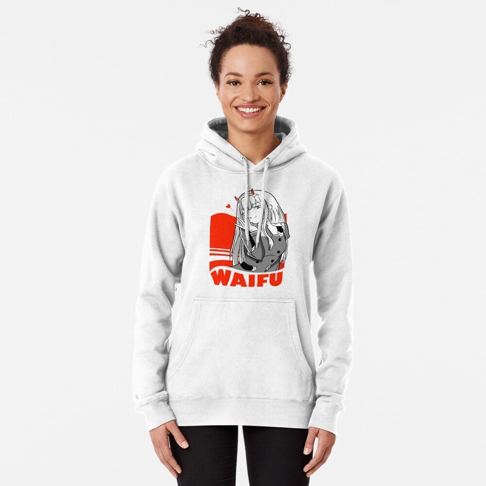 Darling in the Franxx Hoodie for True Anime Fans – Premium Anime Streetwear – Design #010 - Image 2