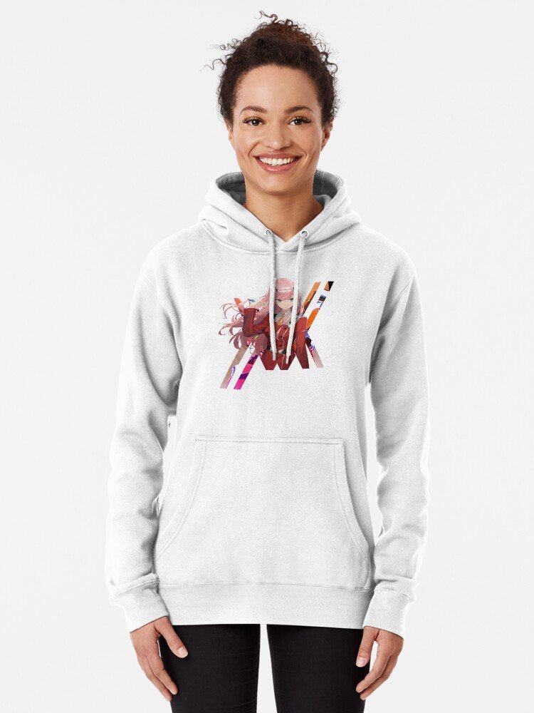 Darling in the Franxx Hoodie for True Anime Fans – Premium Anime Streetwear – Design #013 - Image 2