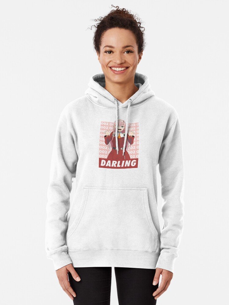Darling in the Franxx Hoodie for True Anime Fans – Premium Anime Streetwear – Design #028 - Image 2