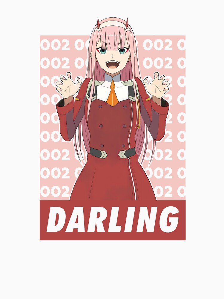 Darling in the Franxx Hoodie for True Anime Fans – Premium Anime Streetwear – Design #028 - Image 3