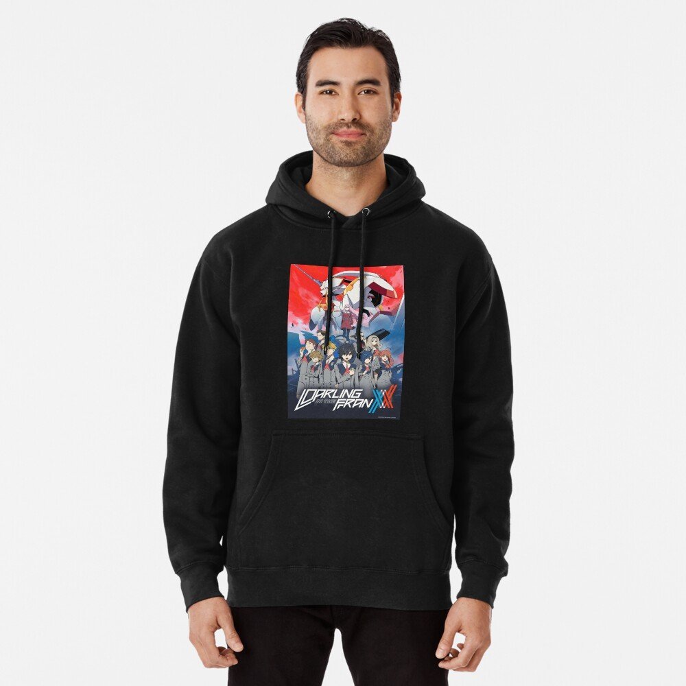 Darling in the Franxx Hoodie for True Anime Fans – Premium Anime Streetwear – Design #039
