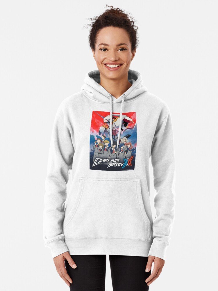 Darling in the Franxx Hoodie for True Anime Fans – Premium Anime Streetwear – Design #039 - Image 2