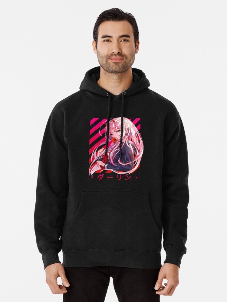 Darling in the Franxx Hoodie for True Anime Fans – Premium Anime Streetwear – Design #040