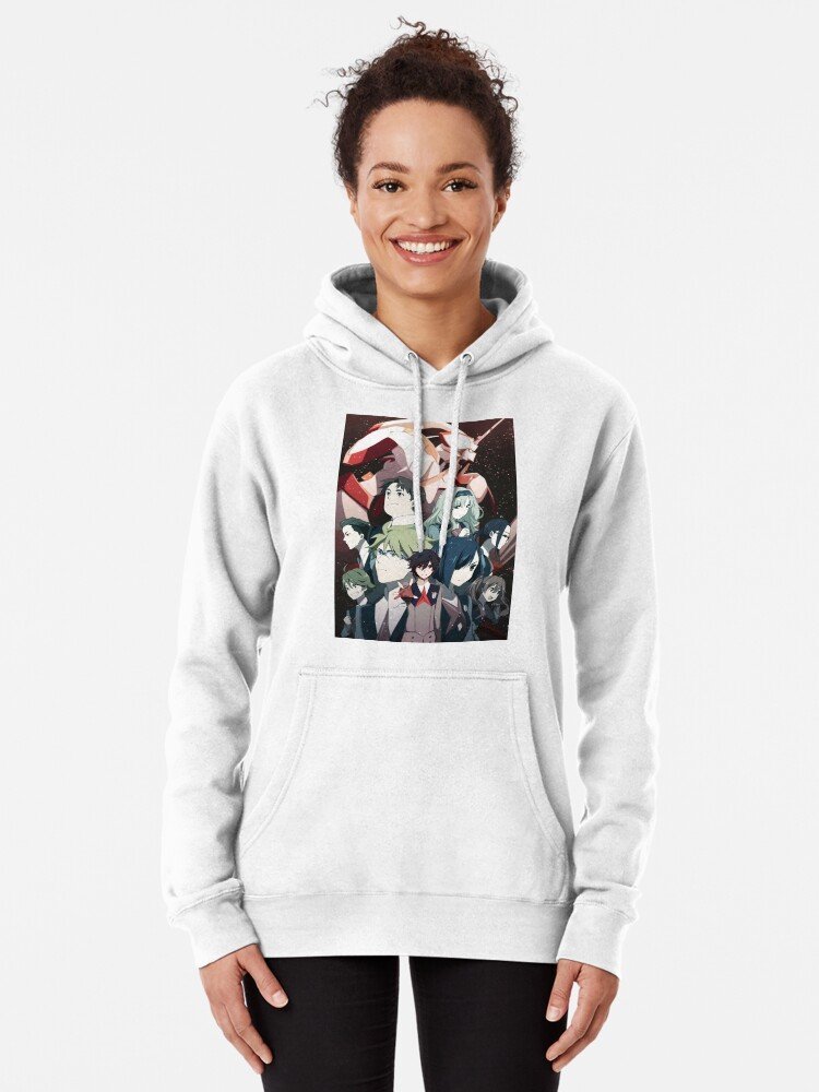 Darling in the Franxx Hoodie for True Anime Fans – Premium Anime Streetwear – Design #044 - Image 2