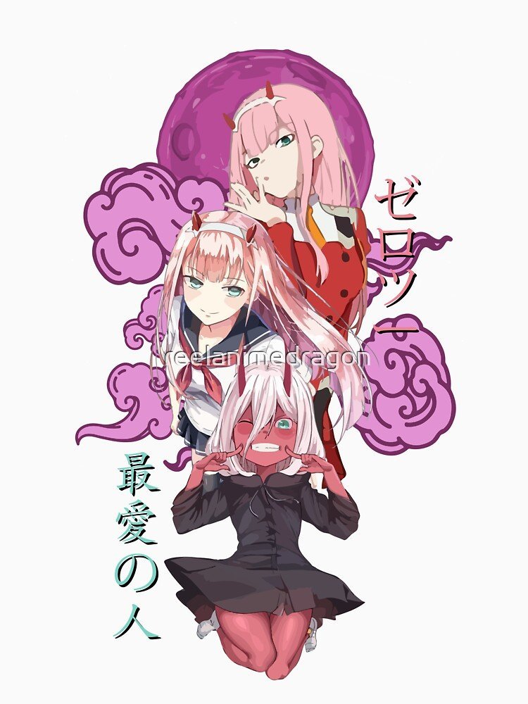 Darling in the Franxx Hoodie for True Anime Fans – Premium Anime Streetwear – Design #042 - Image 3