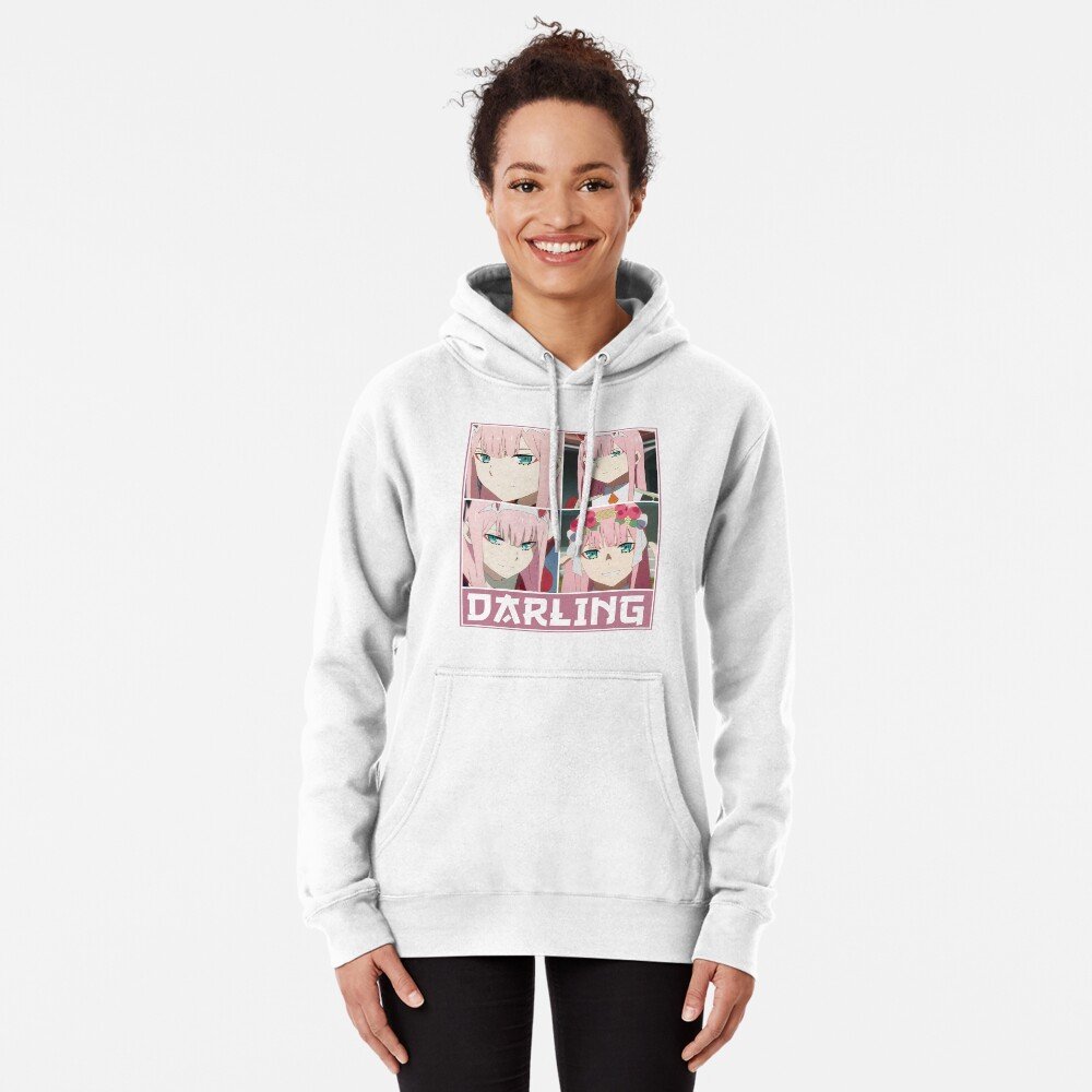 Darling in the Franxx Hoodie for True Anime Fans – Premium Anime Streetwear – Design #051 - الصورة 2