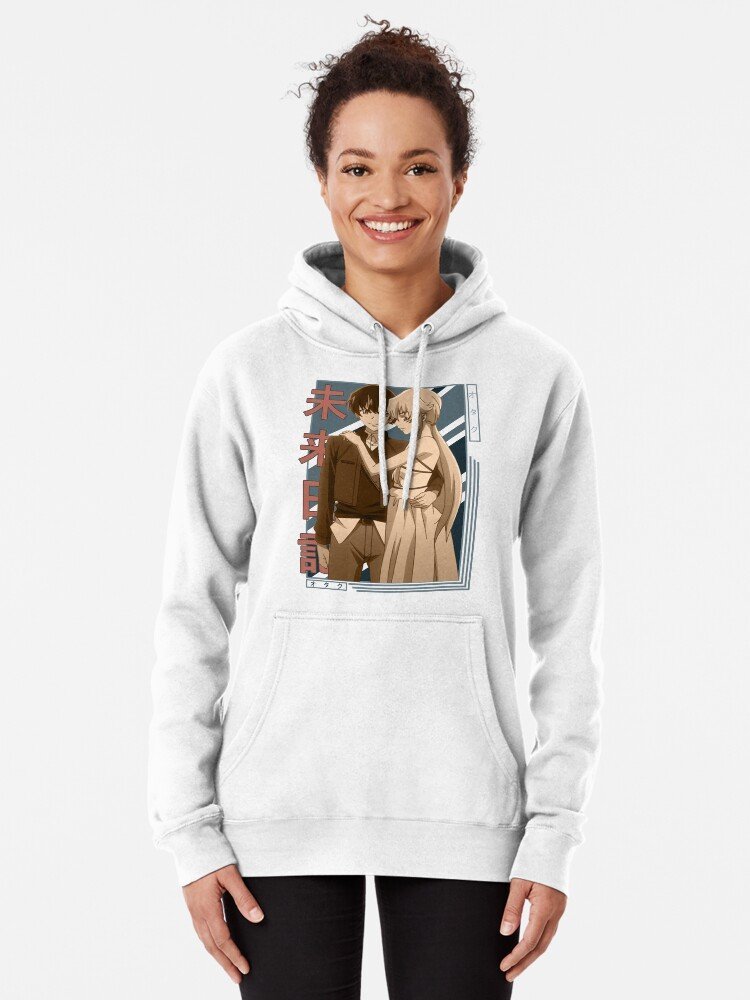 Future Diary Hoodie for Survival Game Champions – Elite Anime Streetwear Drop – Design #016 - الصورة 2