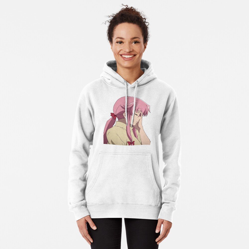 Future Diary Hoodie for Survival Game Champions – Elite Anime Streetwear Drop – Design #045 - Image 2