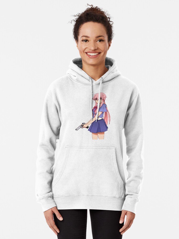 Future Diary Hoodie for Survival Game Champions – Elite Anime Streetwear Drop – Design #047 - Image 2
