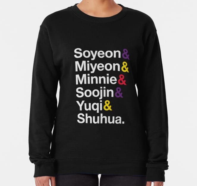 (G)I-DLE sweatshirt Design #003 – K-pop merch UAE