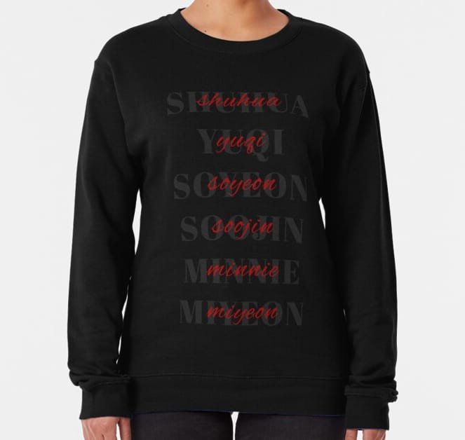 (G)I-DLE Sweatshirt – KPOP Merchandise for Neverlands – Design #016