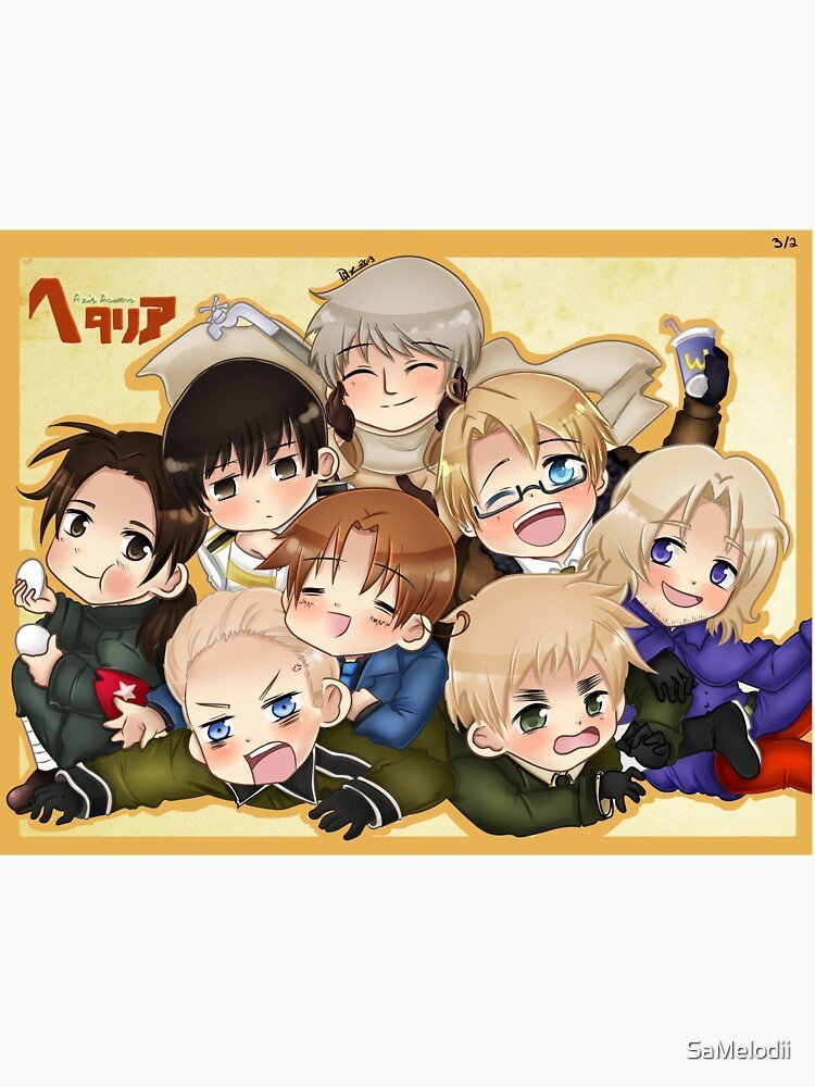 Hetalia Hoodie of the World Stars – Design #001 - الصورة 3