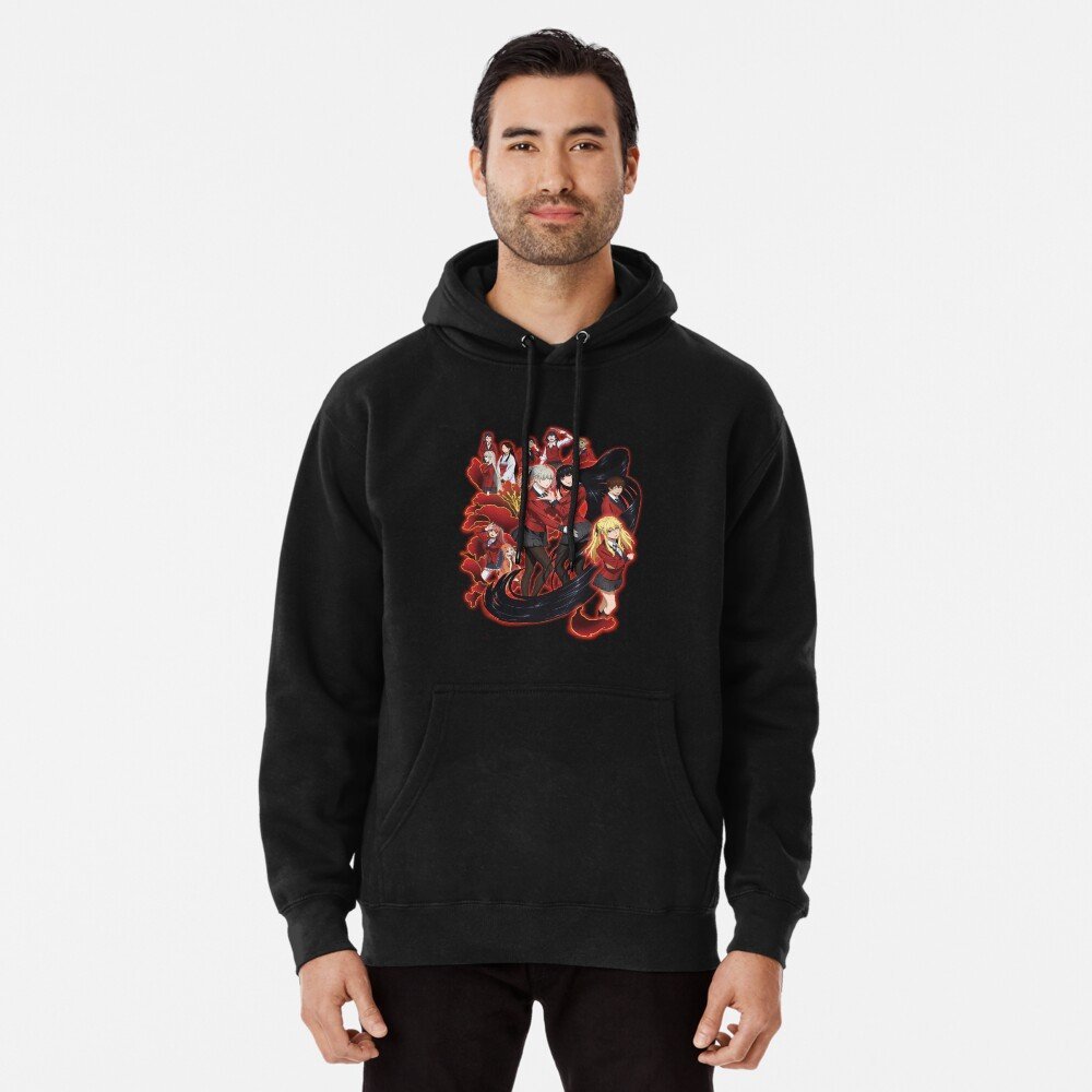 Kakegurui Hoodie of the High-Stakes Queen – Limited Hyakkaou Academy Streetwear – Design #034