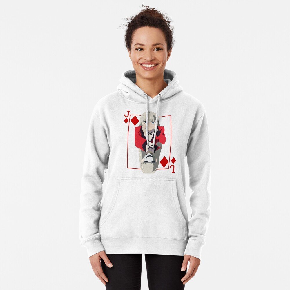 Kakegurui Hoodie of the High-Stakes Queen – Limited Hyakkaou Academy Streetwear – Design #035 - Image 2