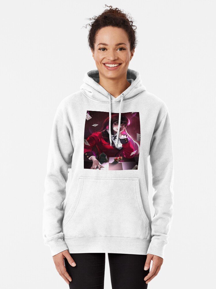 Kakegurui Hoodie of the High-Stakes Queen – Limited Hyakkaou Academy Streetwear - Image 2